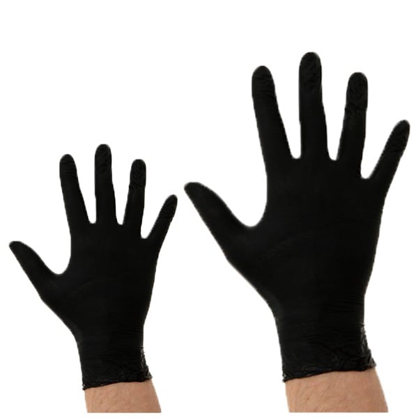 Handschoenen Nitrile Aql 1.5 Zwart 100 st