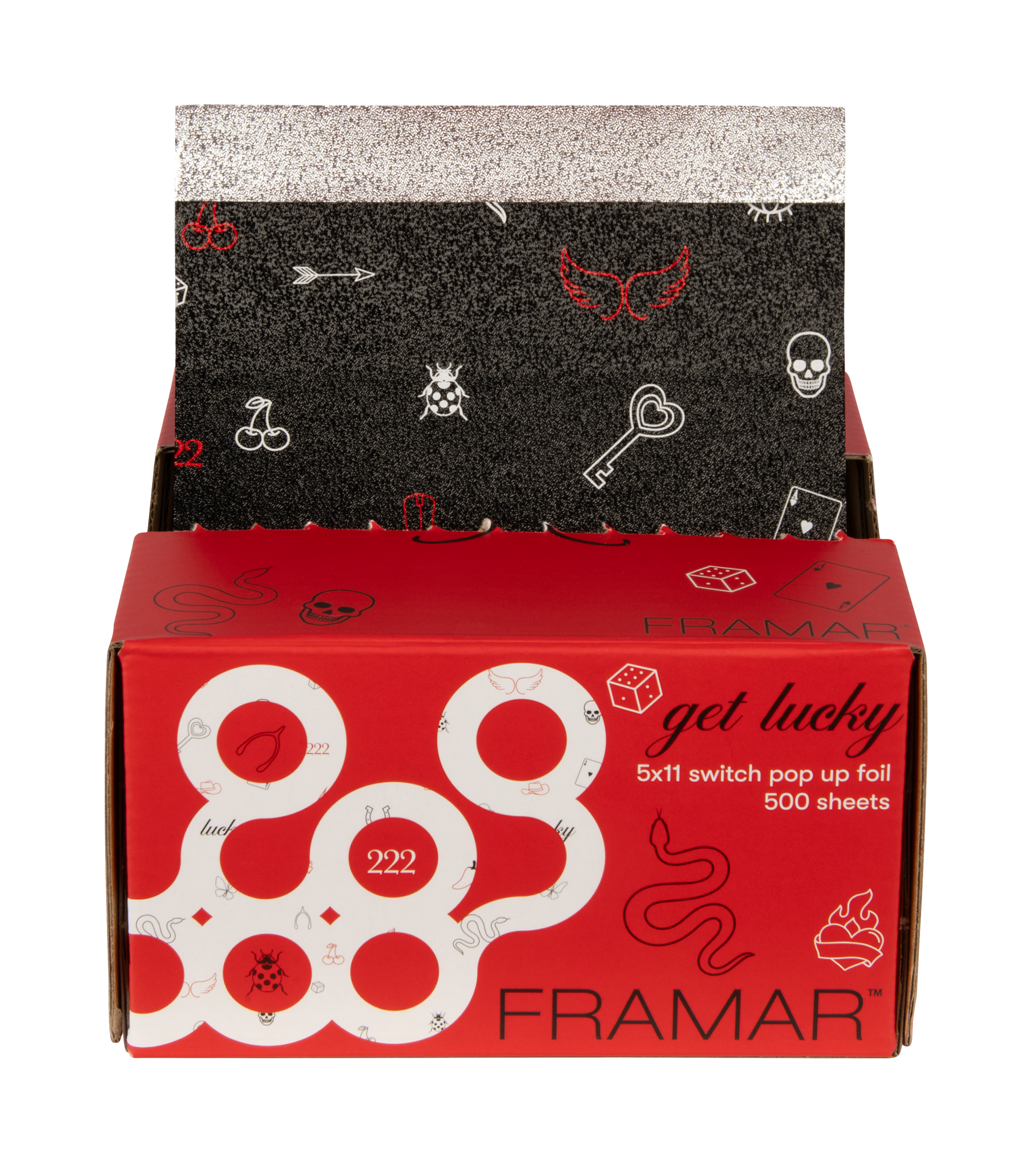 Framar Get Lucky Aluminiumfolie  5x11 Pop Up 500 Sheets