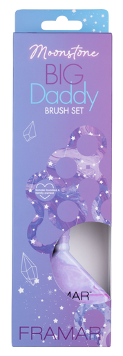 Framar Kleurkwasten Set van 3 Big Daddy Brush Set Moonstone