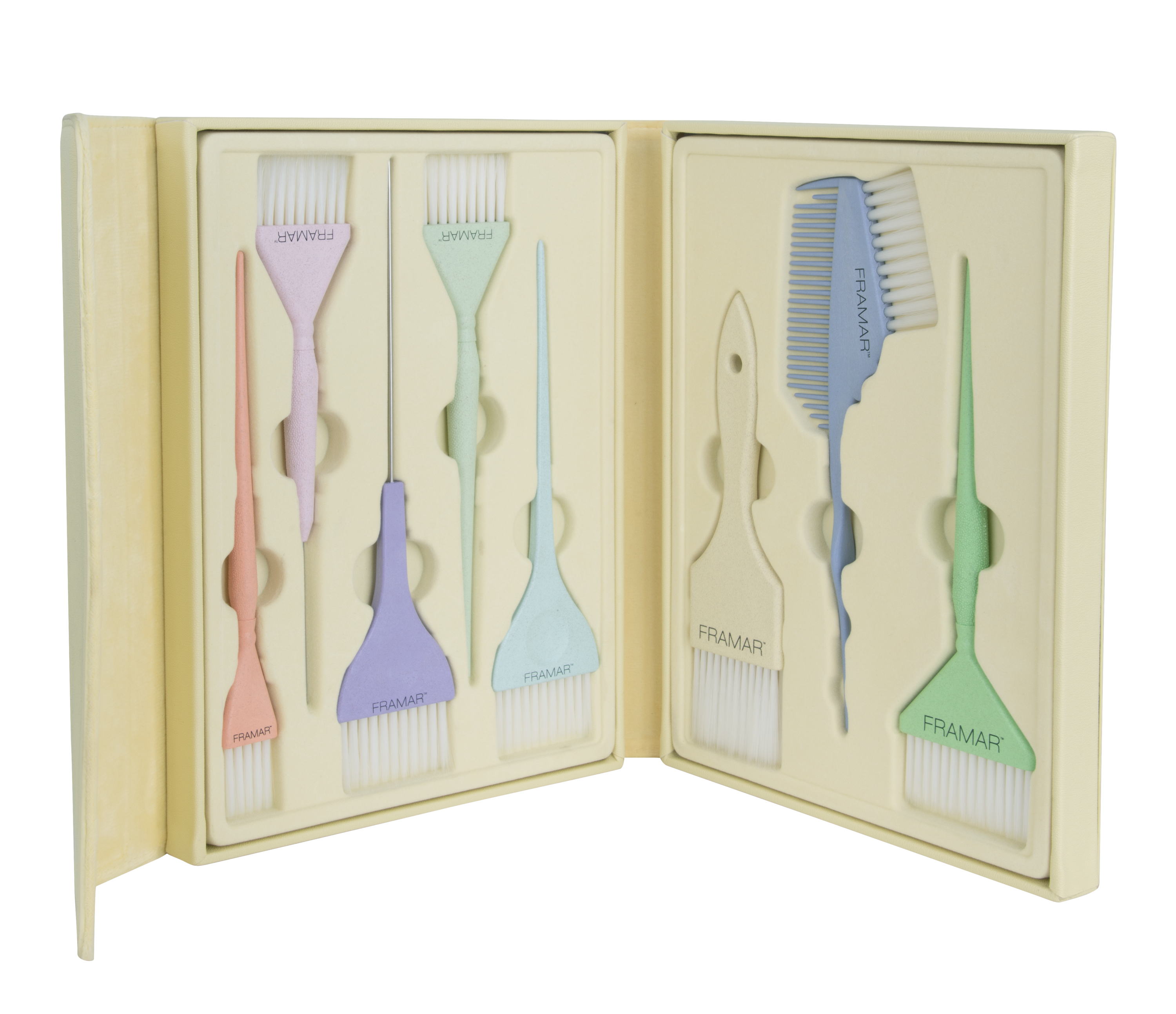 Framar Garden Party Jet Set Kit 'The Tea Party' (Etui met 8 Kwasten)