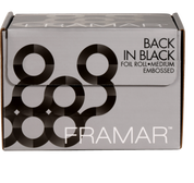 Framar Back In Black Aluminiumfolie Medium Embossed (Reliëf) 12.5 cm x 97.5 m