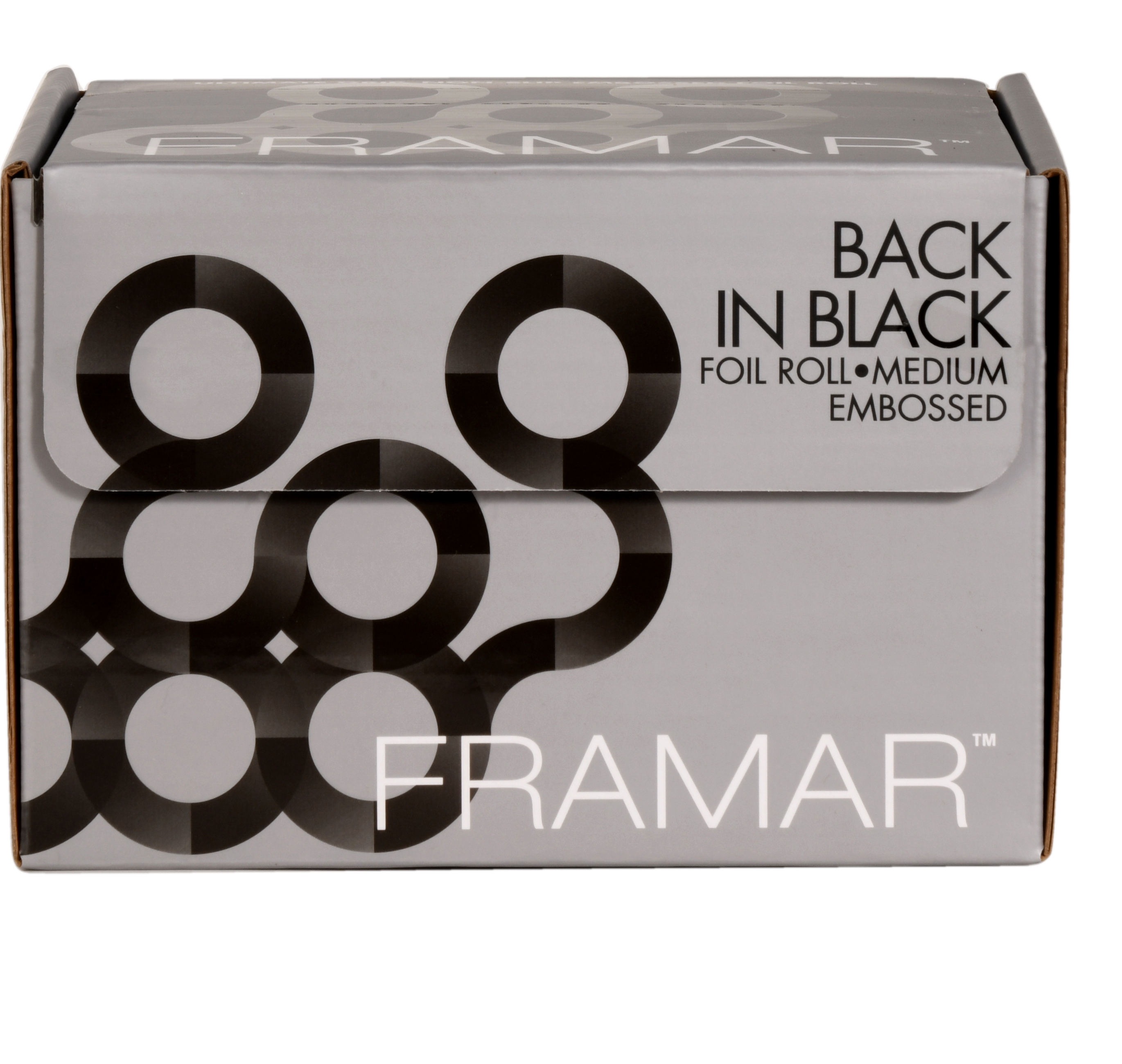 Framar Back In Black Aluminiumfolie Medium Embossed (Reliëf) 12.5 cm x 97.5 m
