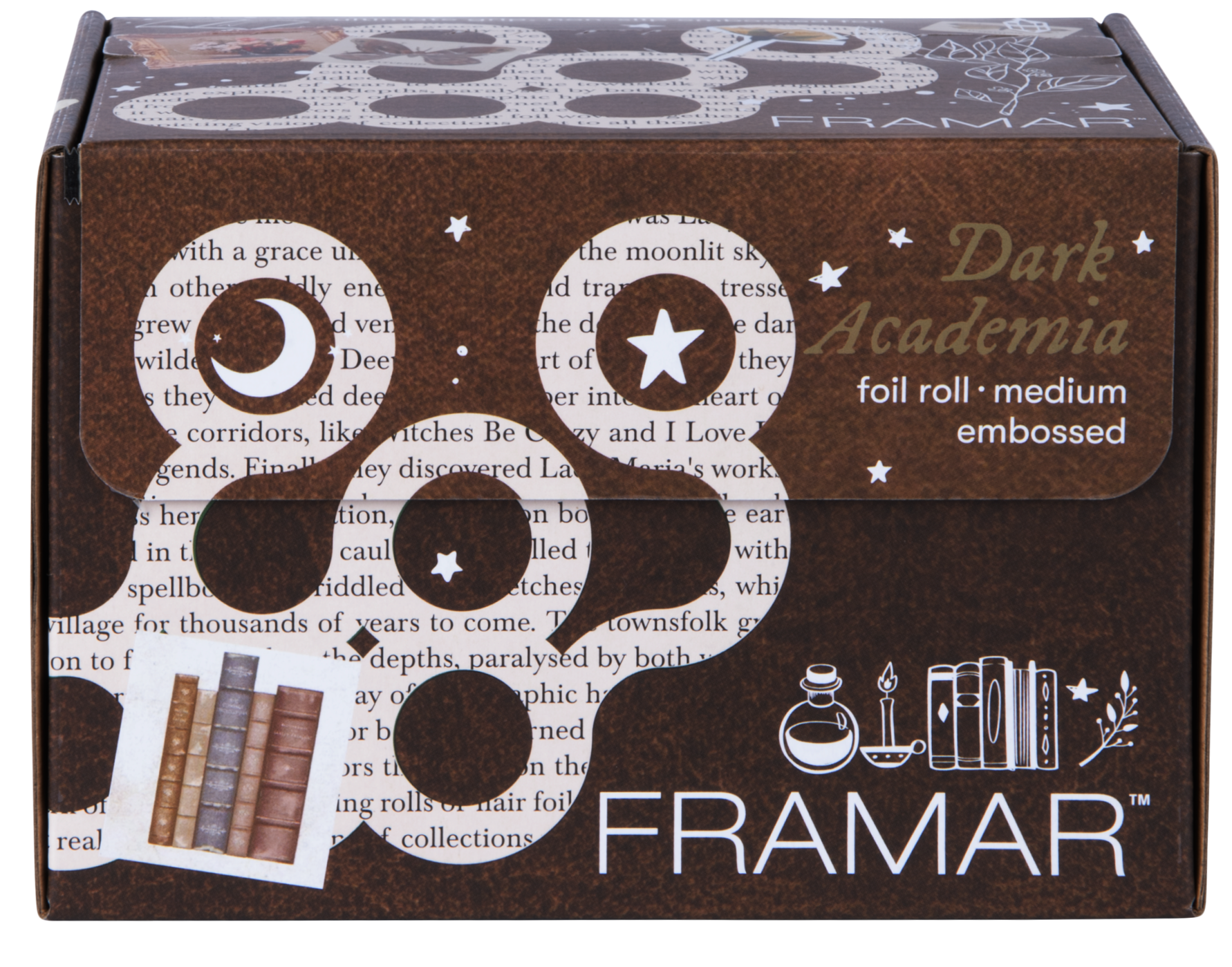 Framar Dark Academia Aluminiumfolie Medium Embossed (Reliëf) 12.5 cm x 97.5 m