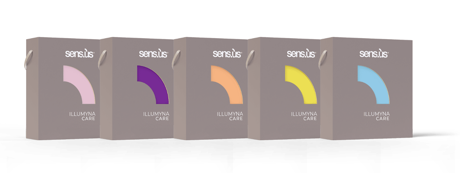 Sens.ùs Illumyna Care Retail lege box voor diverse lijnen
