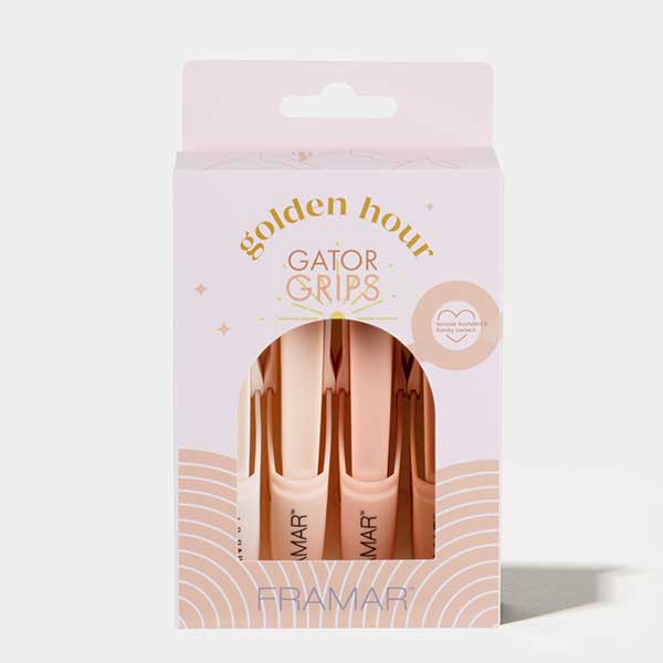 Framar Verdeelclips Set van 4 Gator Grips Golden Hour