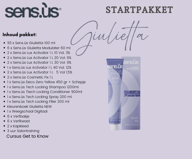 Sens.ùs Giulietta Startpakket